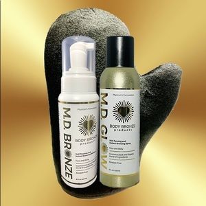 Free Shipping! BODY BRONZE SPECIAL with SUNLESS APPLICATOR GLOVE